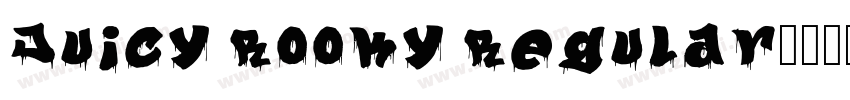 Juicy Rooky Regular字体转换 Juicy Rooky Regular字体转换